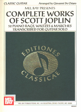 JOPLIN Scott (1868-1917 Estados Unidos)<br><br>Complete Works for guitar